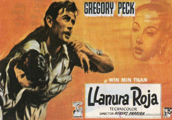 Cine: RECORTE gregory peck llanura roja