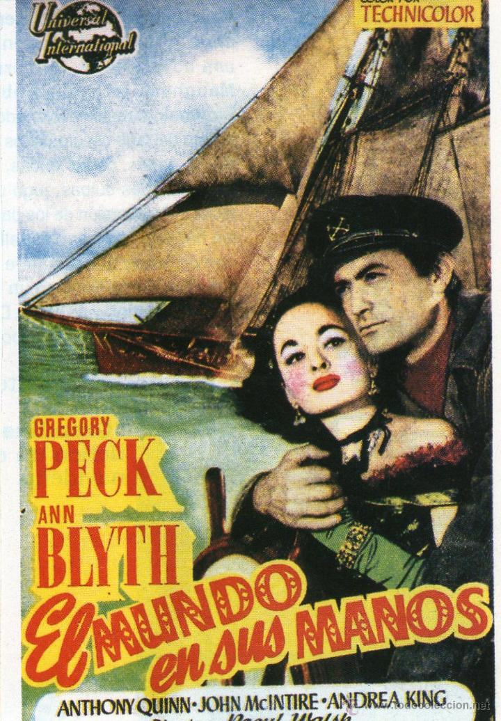 Cine: RECORTE gregory peck ann blyth el mundo en sus manos