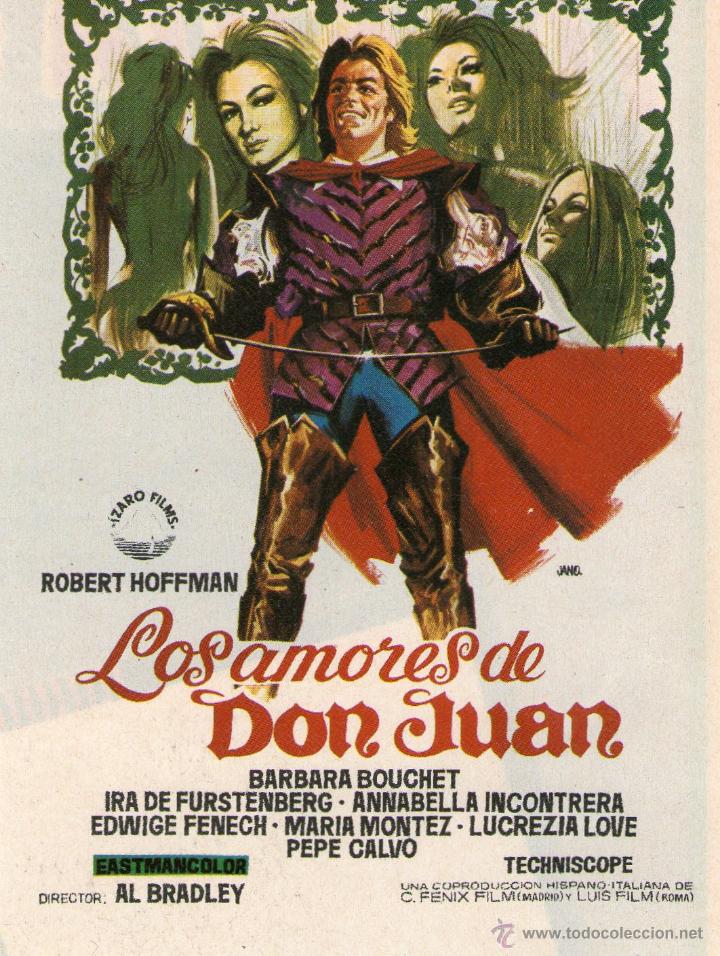 Kino: RECORTE barbara bouchet los amores de don juan ira de furstenberg maria montez annabella