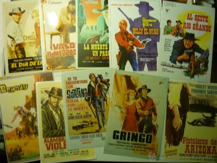 Kino: LOTE REPRODUCC.PAPEL Y FOTO SPAGHETTIS WESTERNS