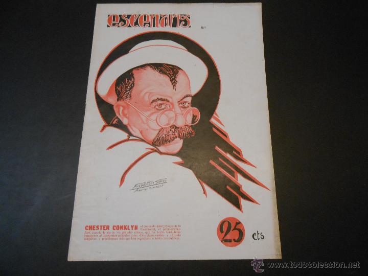 Cine: REVISTA ESCENARIOS - CINE Y OTROS ESPECTACULOS - VALENCIA 1929 - NUMERO 68