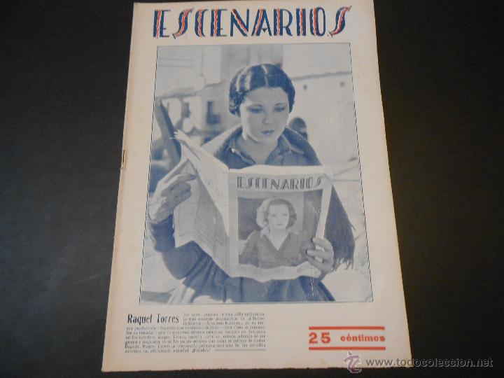 Cine: REVISTA ESCENARIOS - CINE Y OTROS ESPECTACULOS - VALENCIA 1929 - NUMERO 63