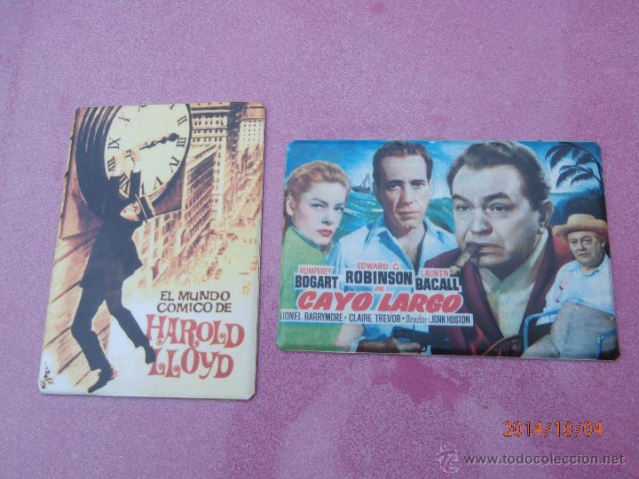 Kino: Chapas de peliculas Cayo Largo y Harold lloyd