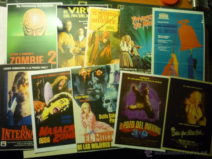 Kino: LOTE REPRODUCC.PAPEL Y FOTO PELICULAS TERROR