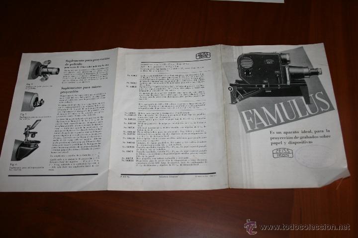 Kino: folleto epidiascopio proyector famulus