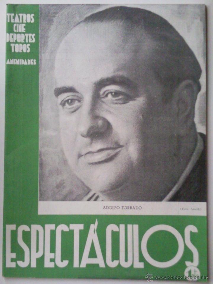 Cine: REVISTA GUIA GENERAL DE ESPECTACULOS, - ADOLFO TORRADO, N&ordm; 6, FEBRERO 1944