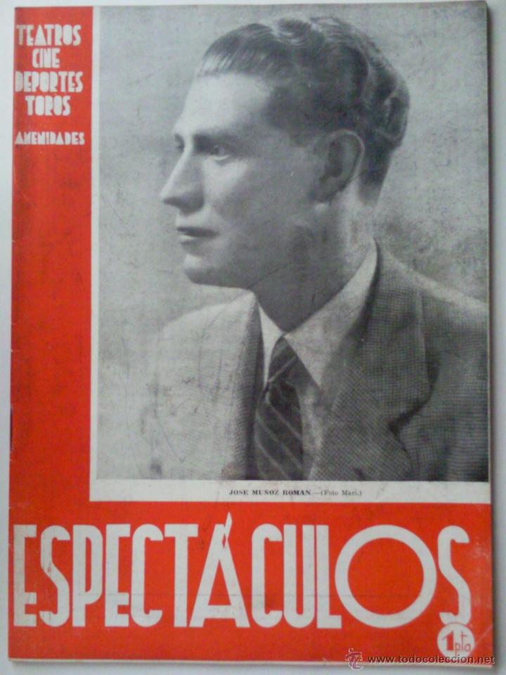 Cine: REVISTA GUIA GENERAL DE ESPECTACULOS, - JOSE MU&Ntilde;OZ ROMAN, N&ordm; 8, FEBRERO 1944