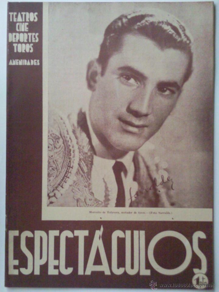 Cine: REVISTA GUIA GENERAL DE ESPECTACULOS, - MORENITO DE TALAVERA, N&ordm; 11, MARZO 1944