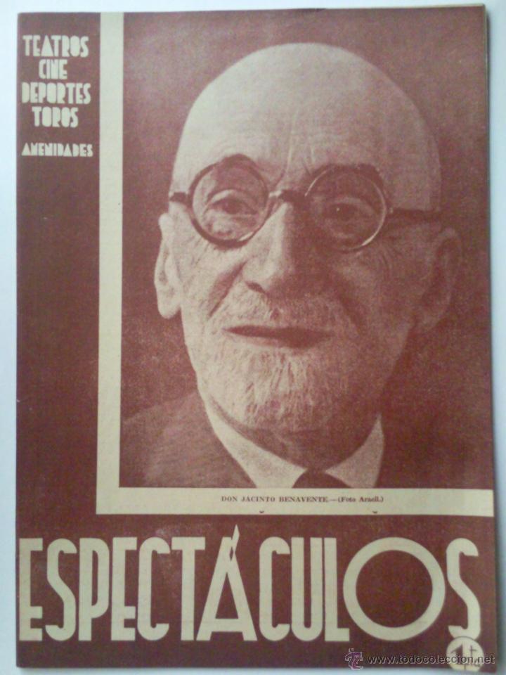 Cine: REVISTA GUIA GENERAL DE ESPECTACULOS, - JACINTO BENAVENTE, N&ordm; 12, MARZO 1944