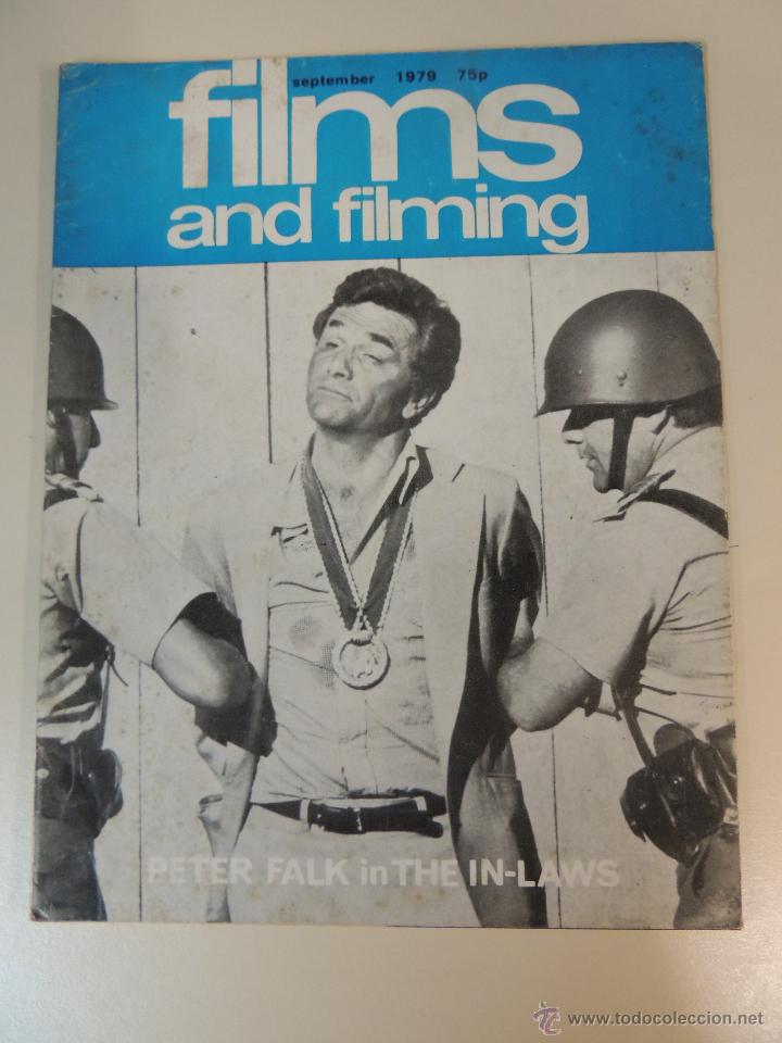 Cine: revista films and & filming septiembre 1979 - peter falk the in laws - quadrophenia - dacula badham