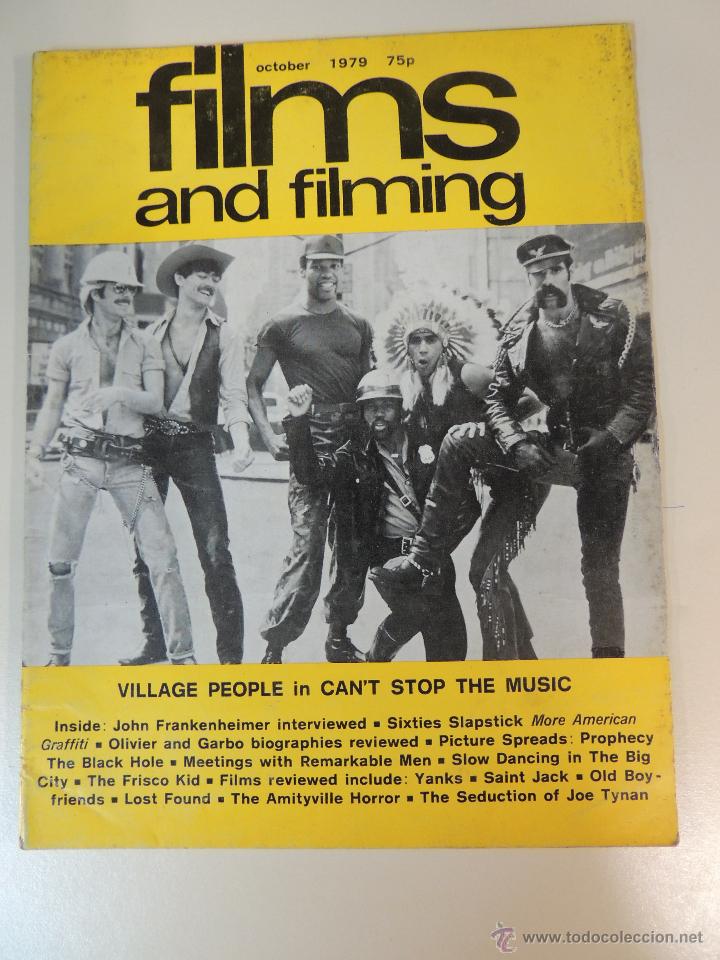 Cine: revista films and & filming octubre 1979 - village people can&acute;t stop the music - frankenheimer