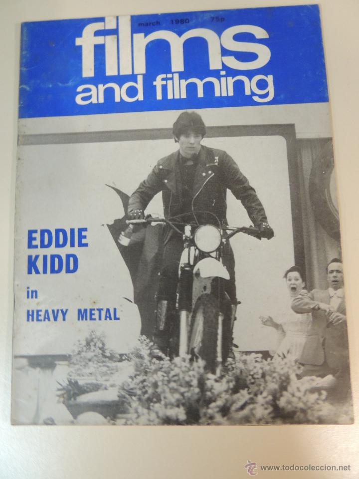 Cine: revista films and & filming marzo 1980 - eddie kidd heavy metal - a la caza cruising - voices
