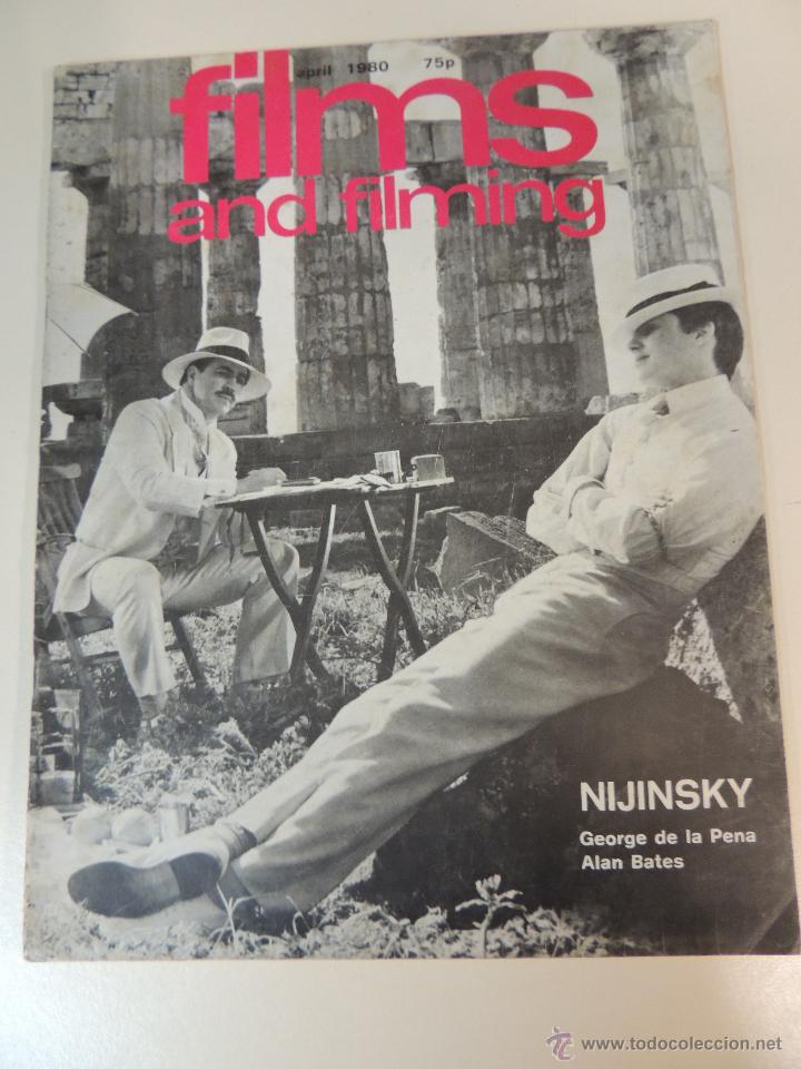 Cine: revista films and & filming abril 1980 - nijinsky georges de la pena alan bates - american gigolo