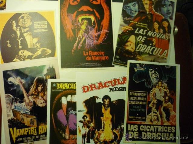 Kino: lote reproducciones foto y papel peliculas vampiros