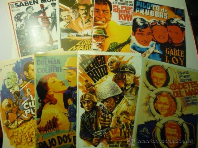 Kino: LOTE REPRODUCCIONES PELICULAS BELICAS EN PAPEL Y FOTO