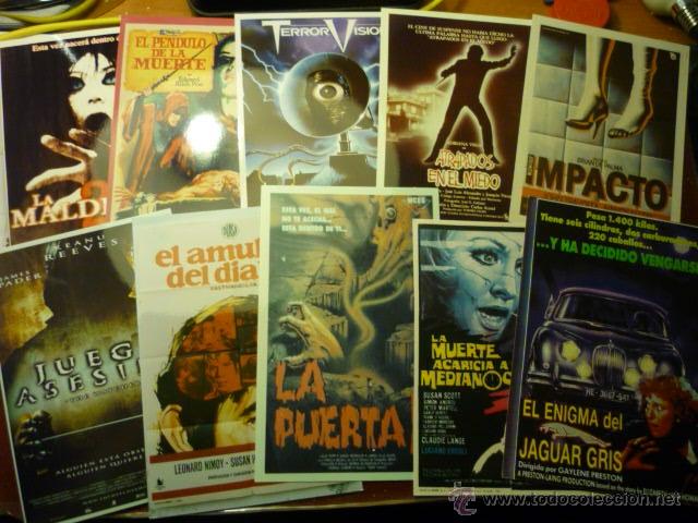 Kino: LOTE REPRODUCCIONES PAPEL Y FOTO PELICULAS TERROR