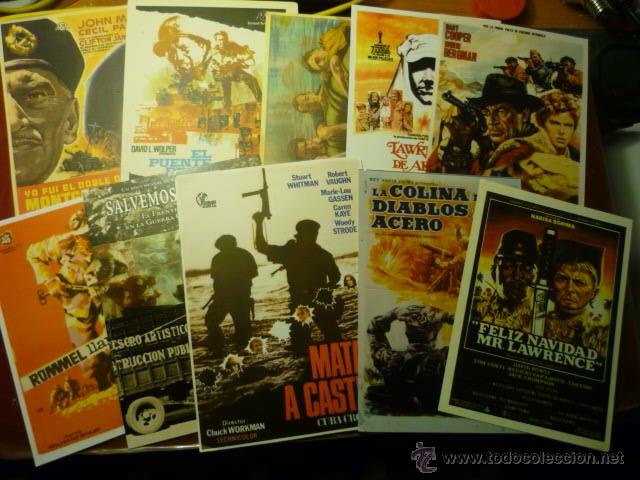 Kino: LOTE REPRODUCCIONES PAPEL Y FOTO PELICULAS BELICAS