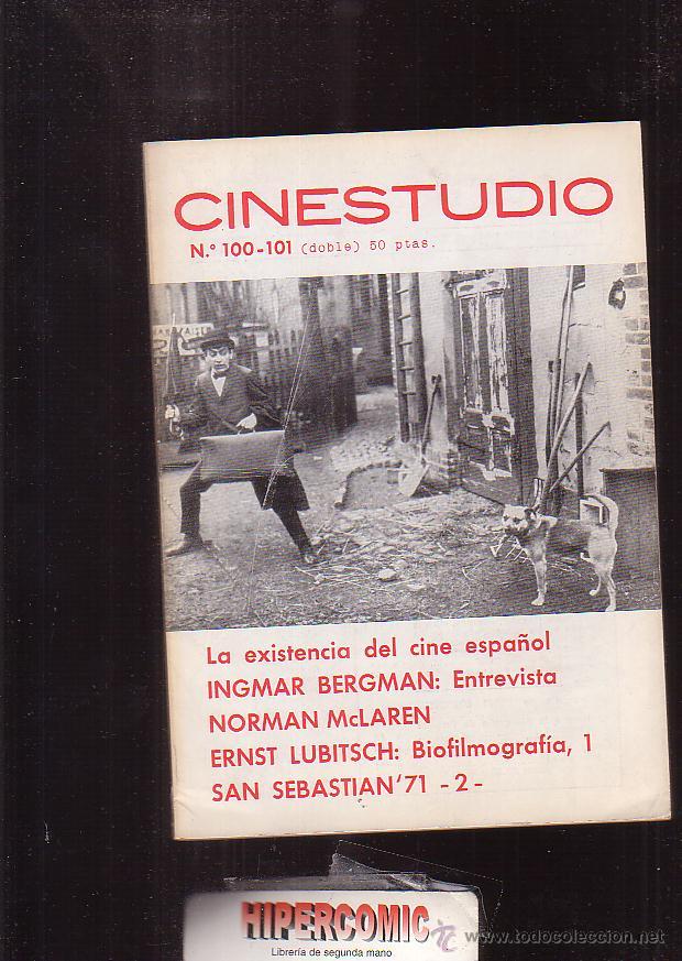 Kino: CINESTUDIO N&ordm; 100 -101 , N&Uacute;MERO DOBLE , REVISTA DE CINE A&Ntilde;O 1971