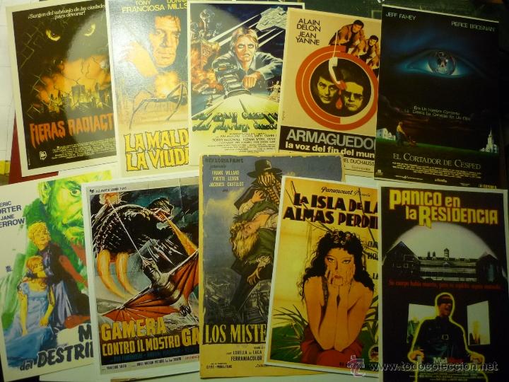 Kino: lote reproducciones papel y foto peliculas de terror
