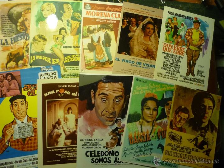 Kino: lote reproducciones papel y foto cine espa&ntilde;ol