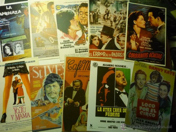 Kino: lote reproducciones peliculas mundiales de todos los tiempos.-papel y foto