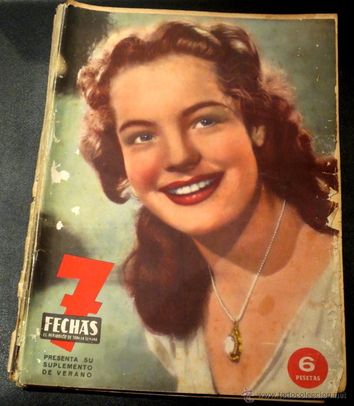 Kino: REVISTA 7 FECHAS JULIO DE 1956 SUPLEMENTO DE VERANO