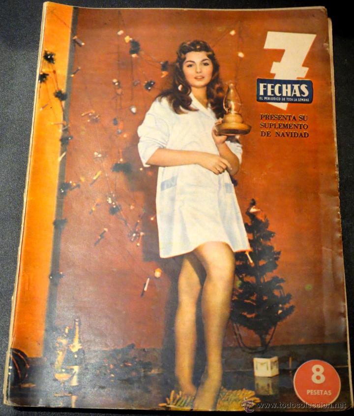 Cin&eacute;ma: REVISTA 7 FECHAS DICIEMBRE DE 1960 SUPLEMENTO DE NAVIDAD