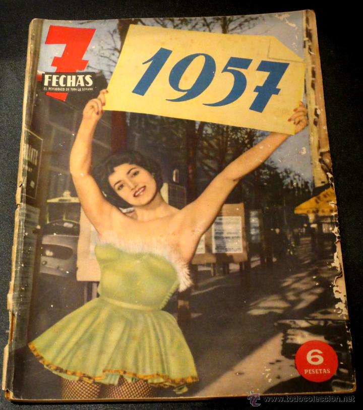 Cin&eacute;ma: REVISTA 7 FECHAS DICIEMBRE DE 1956 SUPLEMENTO DE NAVIDAD