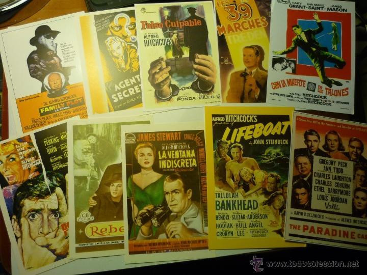 Kino: LOTE REPRODUCCIONES PAPEL, FOTO,POSTAL PELICULAS DE A.HITCHCOCK