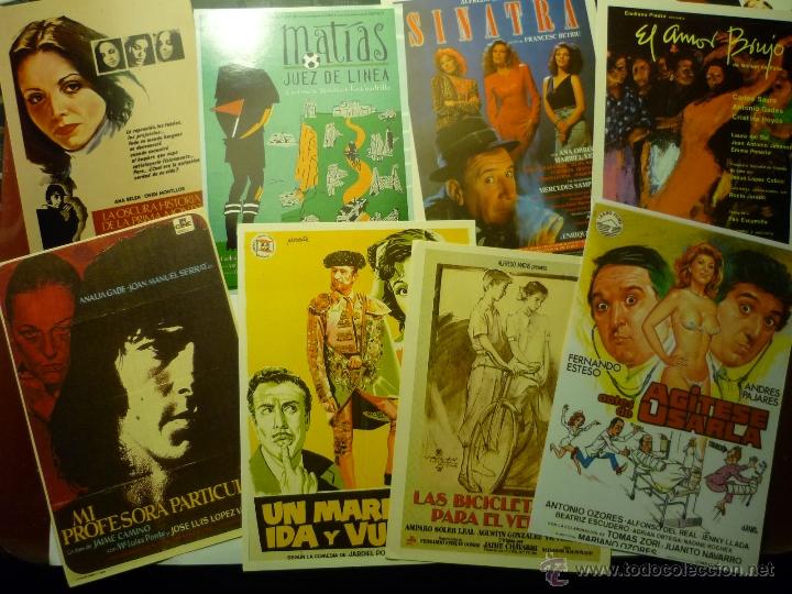 Kino: lote reprod.papel y foto peliculas varias cine espa&ntilde;ol