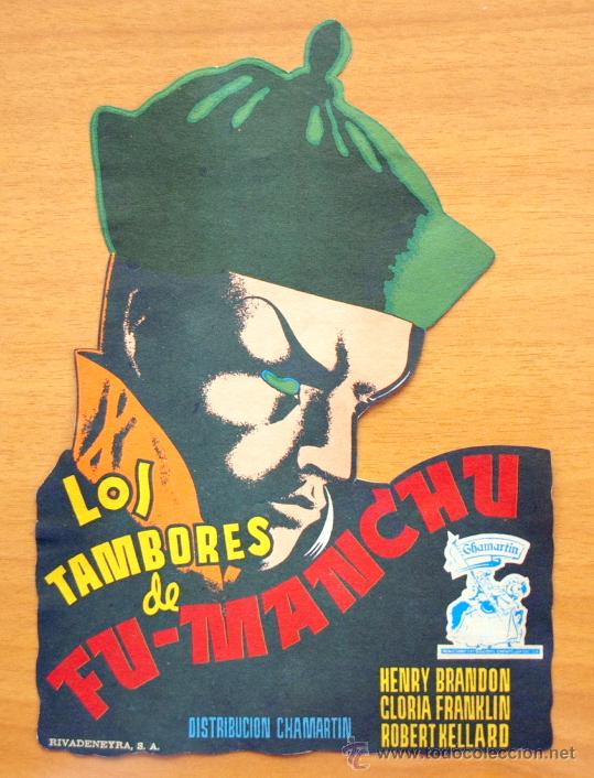 Kino: Los Tambores de Fu- Manchu - 3 Jornadas - Henry Brandon Robert Kellard - con publicidad
