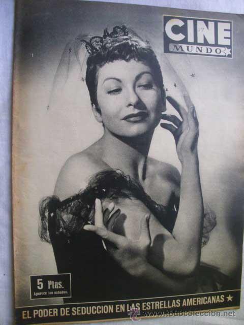 Cin&eacute;ma: CINE MUNDO, A&Ntilde;O 2, N&ordm; 59, 2 MAYO 1953. Jean Maire.