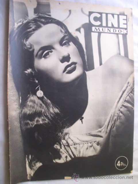 Cin&eacute;ma: CINE MUNDO. A&Ntilde;O 1, N&ordm; 16, 10 JUNIO 1952. Jean Peters