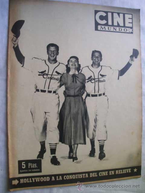 Cin&eacute;ma: CINE MUNDO, A&Ntilde;O 2, N&ordm; 60, 9 MAYO 1953. Joanne Dru.
