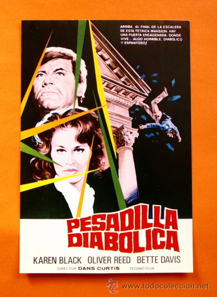 Kino: FOLLETO DE MANO - PESADILLA DIABOLICA - KAREN BLACK, OLIVER REED -
