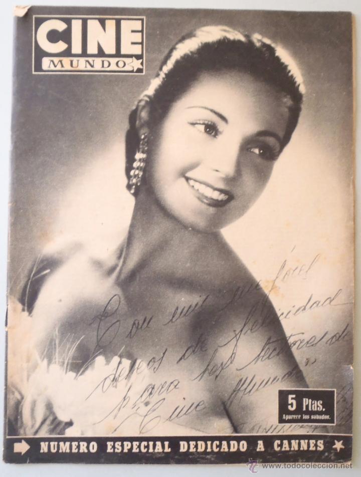 Cin&eacute;ma: CINE MUNDO -  CARMEN SEVILLA - N&ordm;57 - ESPECIAL DEDICADO A CANNES - ABRIL 1953