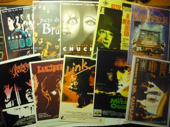 Kino: LOTE REPRODUCCIONES PELICULAS TERROR-PAPEL Y FOTO