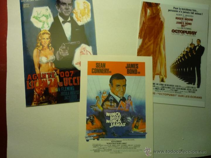 Cine: LOTE REPRODUCC.PAPEL Y FOTO PELICULAS 007 JAMES BOND