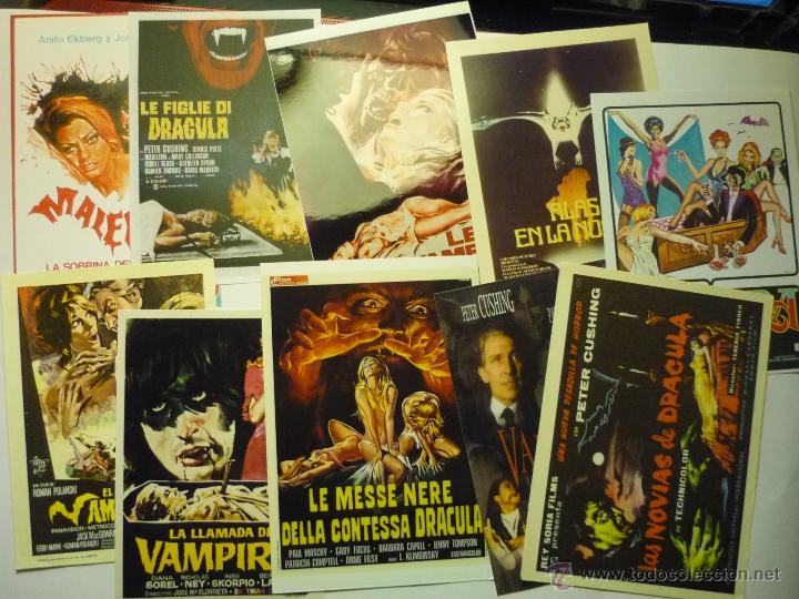 Kino: LOTE REPRODUCCIONES PAPEL Y FOTO PELICULAS DE TERROR -- VAMPIROS