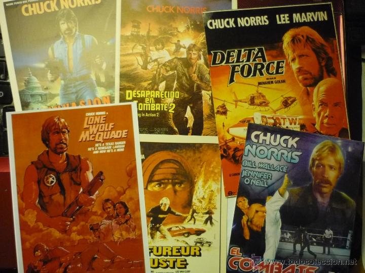 Kino: LOTE REPRODUCCIONES PAPEL Y FOTO PELICULAS CHUCK NORRIS