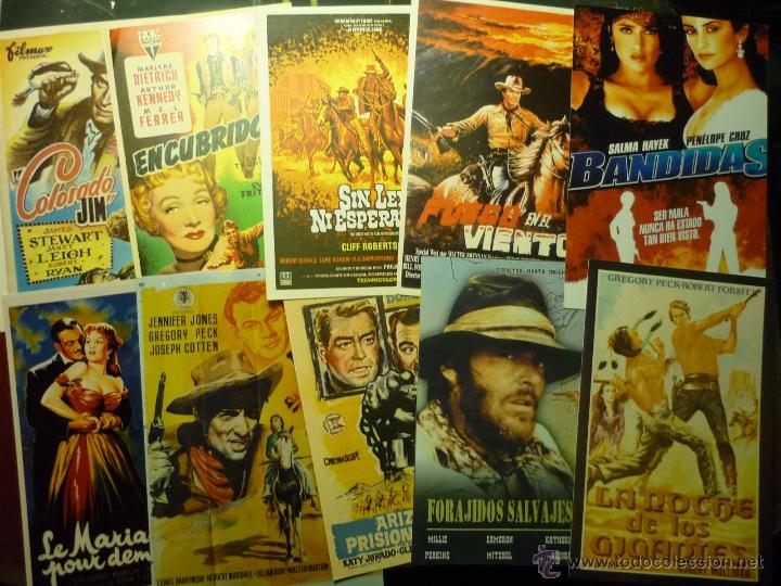 Kino: lote reproducc.papel y foto peliculas del oeste USA