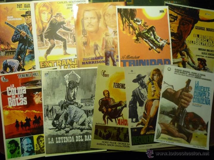 Kino: LOTE REPRODUCC,PAPEL Y FOTO PELICULAS OESTE SPAGHETTIS