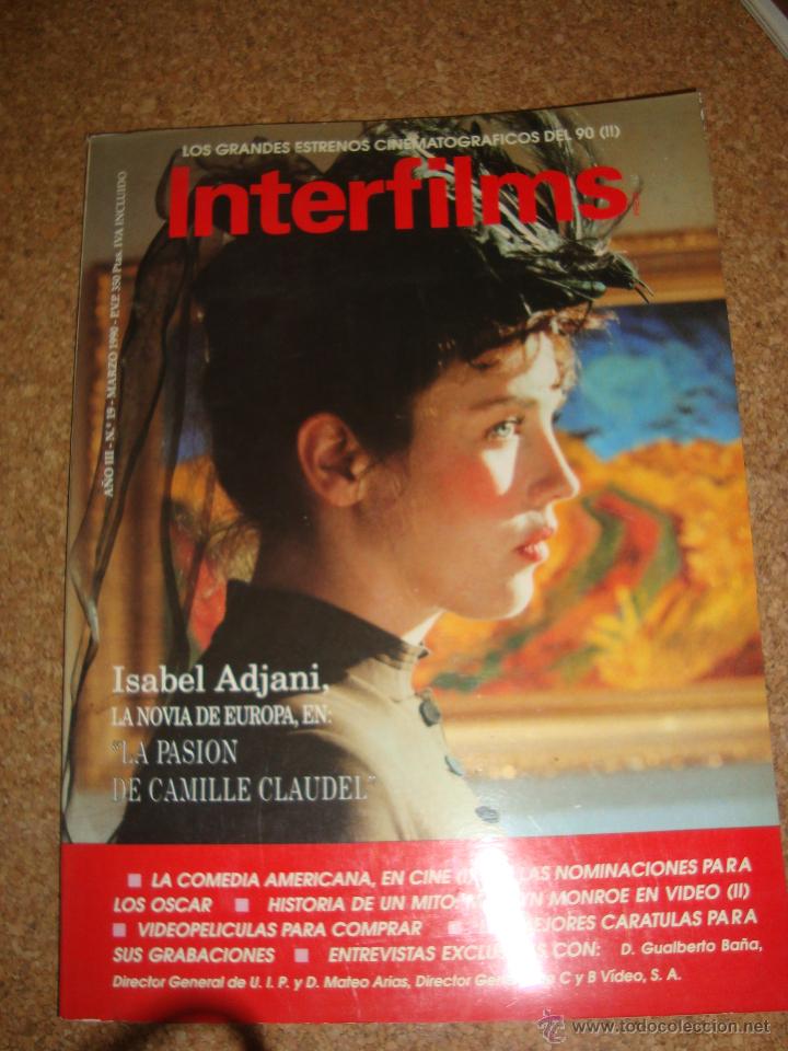 Cine: REVISTA INTERFILMS ISABEL ADJANI - Foto 1