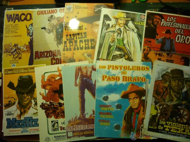 Kino: lote reproducciones papel y foto spaghetti western