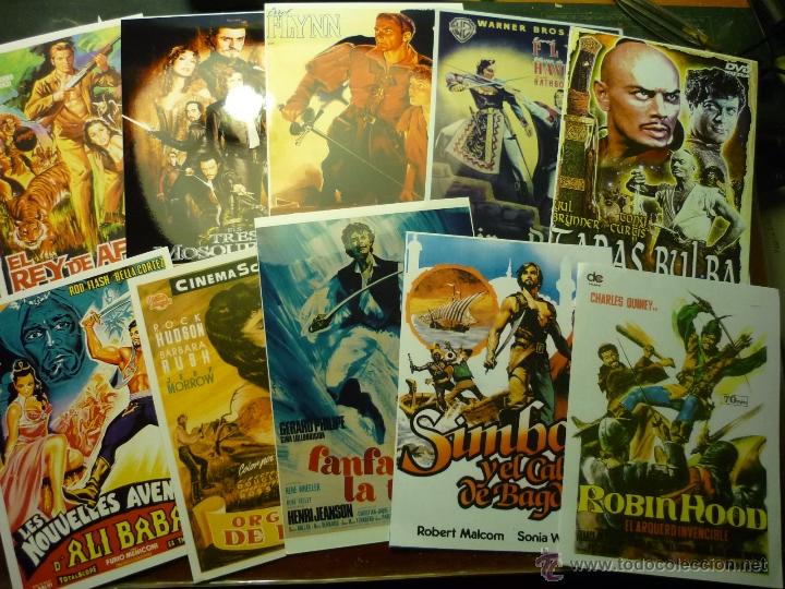 Kino: LOTE REPRODUC. PAPEL Y FOTO CARTELES PELICULAS ESPA&Ntilde;OLS Y EXTRANJERAS AVENTURAS