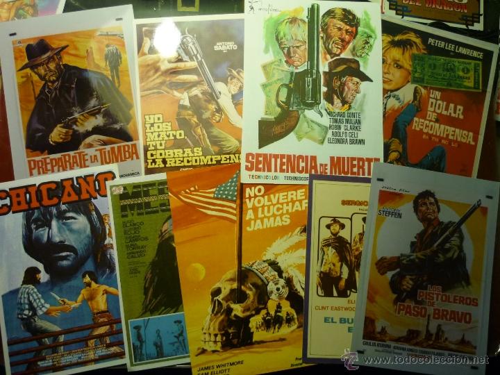 Kino: LOTE REPRODUCCIONES PAPEL  Y FOTO SPAGHETTI WESTERN