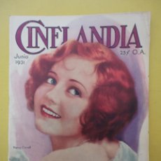 Cinema: CINELANDIA. JUNIO 1931. TOMO V. Nº 6. 