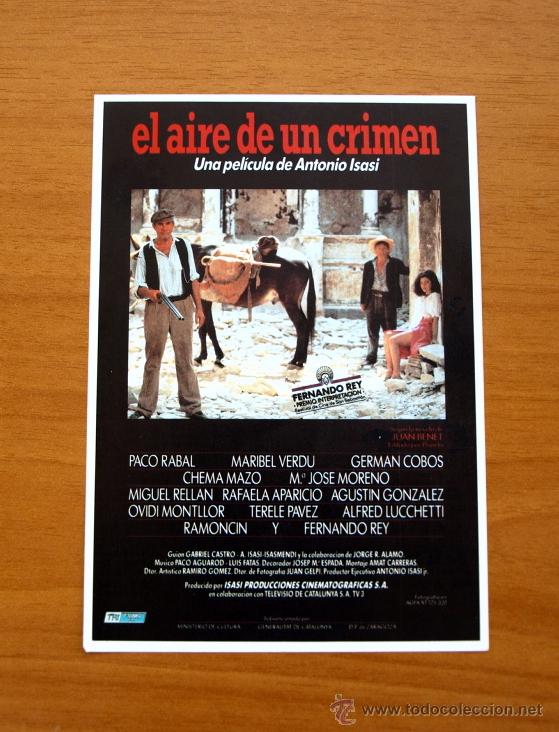 Kino: El aire de un crimen - Paco Rabal, Maribel Verd&uacute;, Germ&aacute;n Cobos, Rafaela Aparicio