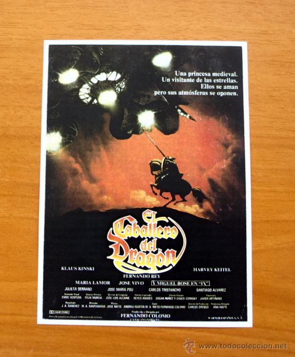 Kino: El caballero del drag&oacute;n - Klaus Kinski, Fernando Rey, Miguel Bose, Julieta Serrano