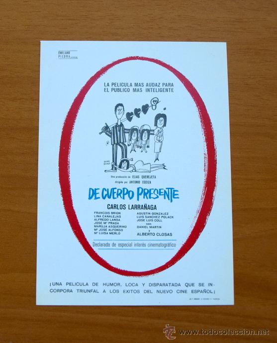 Kino: De cuerpo presente - Carlos Larra&ntilde;aga, Alfredo Landa, Lina Canalejas, Alberto Closas
